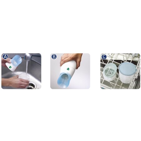 Inhalator portabil cu aburi cu 2 tablete de mentol, Vicks 448741