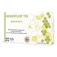 Supozitoare cu propolis Hemoploptis, 10 bucati, Tis Farmaceutic