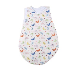 Sac de dormit din bumbac Win, Fluturi, 6-12 luni, Baltic Bebe