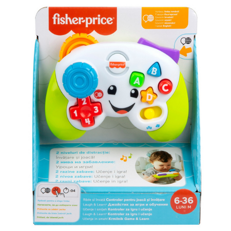 Controler interactiv in limba romana, 6-36 luni, Fisher Price  484631