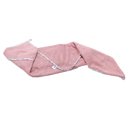 Prosop cu capison Premium din bumbac 100%, 80x90 cm, Roz, Baltic Bebe 484693