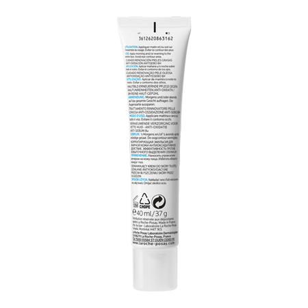 Crema renovatoare pentru ten gras Effaclar K+, 40 ml, La Roche Posay 494338