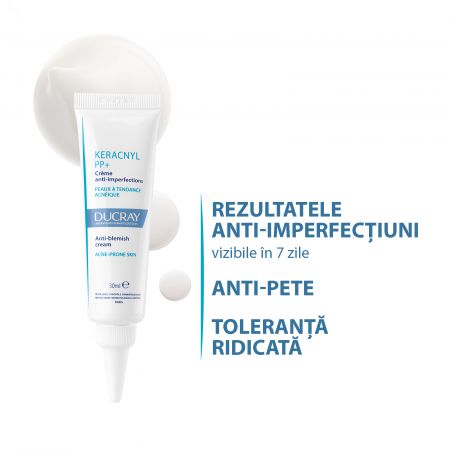 Crema calmanta anti-imperfectiuni Keracnyl PP, 30 ml, Ducray 570177