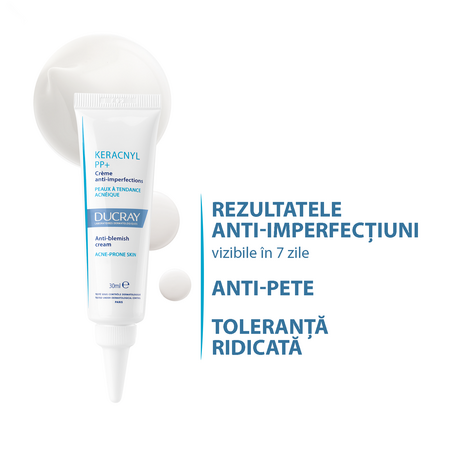 Crema calmanta anti-imperfectiuni Keracnyl PP, 30 ml, Ducray 570177