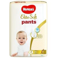 Scutece Pants Elite Soft Mega Pack Nr. 3, 6-11 kg, 54 bucati, Huggies	