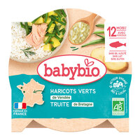 Piure Bio Pastrav cu legume, +12 luni, 230 g, Babybio