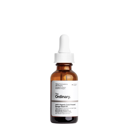 Ulei din seminte de Borage presat la rece 100% organic, 30 ml, The Ordinary