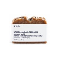 Sampon solid - urzica, amla & shikakai, 130 g, Sabio