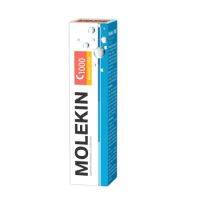 Molekin Vitamina C 1000 + Zinc, 20 comprimate efervescente, Zdrovit