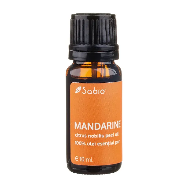 Ulei 100% pur esential Mandarine, 10 ml, Sabio