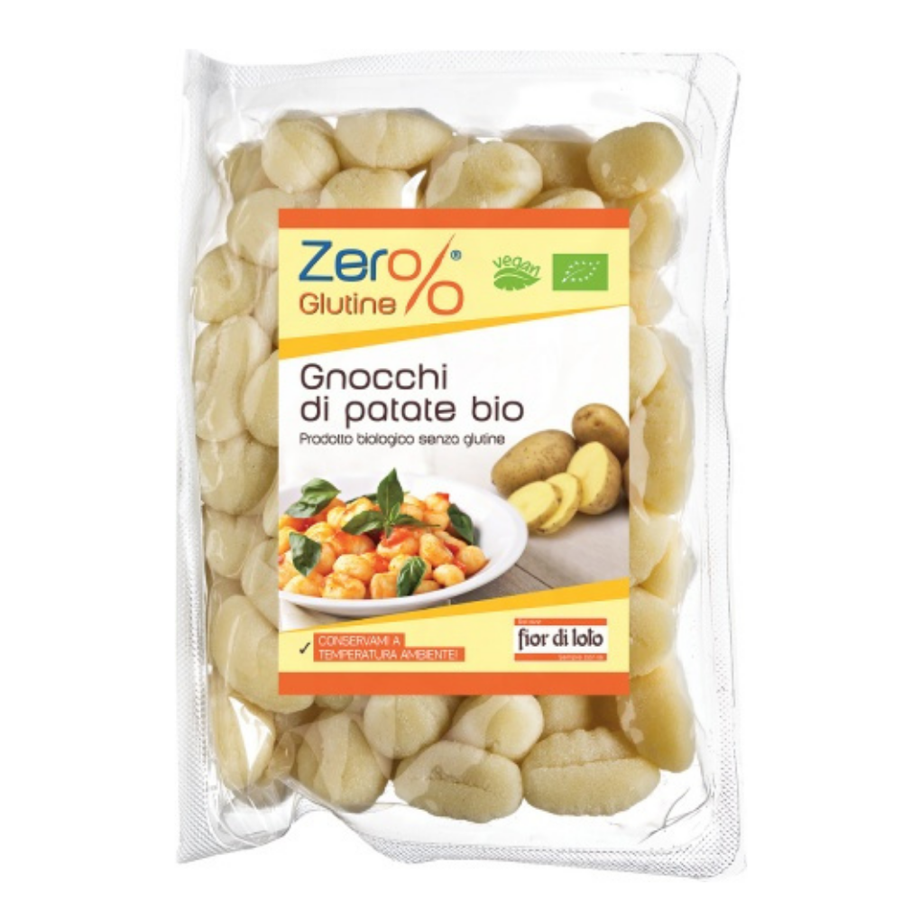 Gnocchi din cartofi Bio fara gluten, 400 g, Fior di Loto