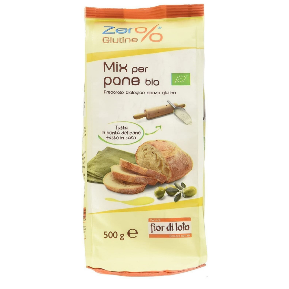 Mix de paine Bio fara gluten, 500 g, Fior di Loto