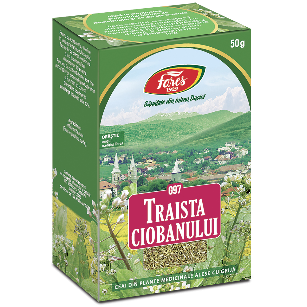 Ceai Traista Ciobanului, 50 g, Fares