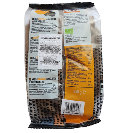 Penne Bio din hrisca fara gluten, 250g, Fior di Loto 694049