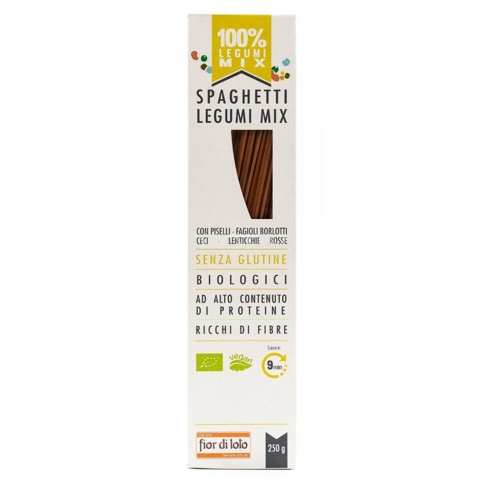 Spaghete Bio mix de legume fara gluten, 250g, Fior di Loto