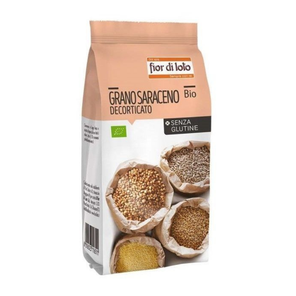 Hrisca Bio decorticata fara gluten, 400 g, Fior di Loto