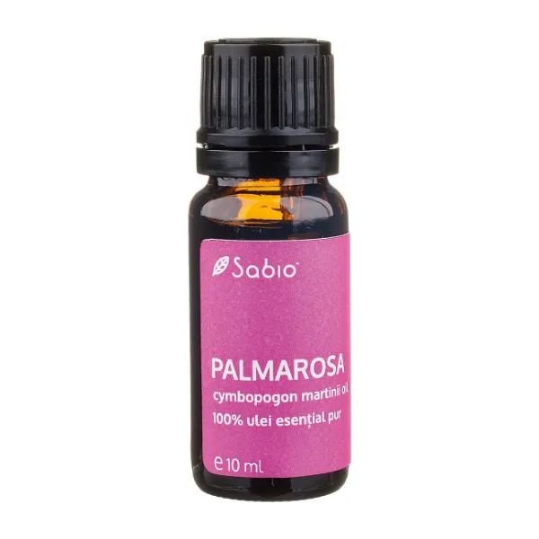 Ulei 100% pur esential Palmarosa, 10 ml, Sabio