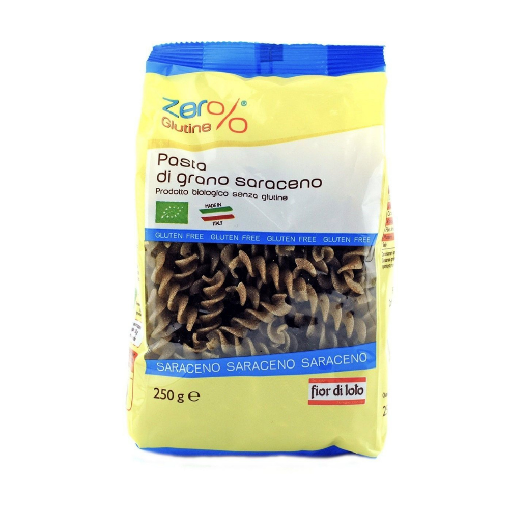 Paste Fusilli din Hrisca Bio fara gluten, 250 g, Fior di Loto