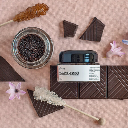 Exfoliant de buze chocolate, 30 ml, Sabio 817776