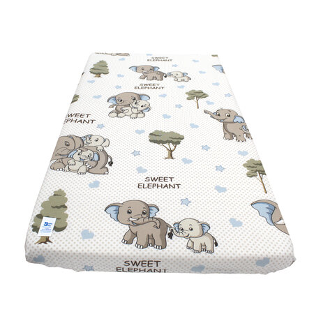 Cearceaf cu elastic Sleep Party, 120X60 cm, Baltic Bebe 713290