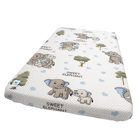 Cearceaf cu elastic Sleep Party, 120X60 cm, Baltic Bebe 713292
