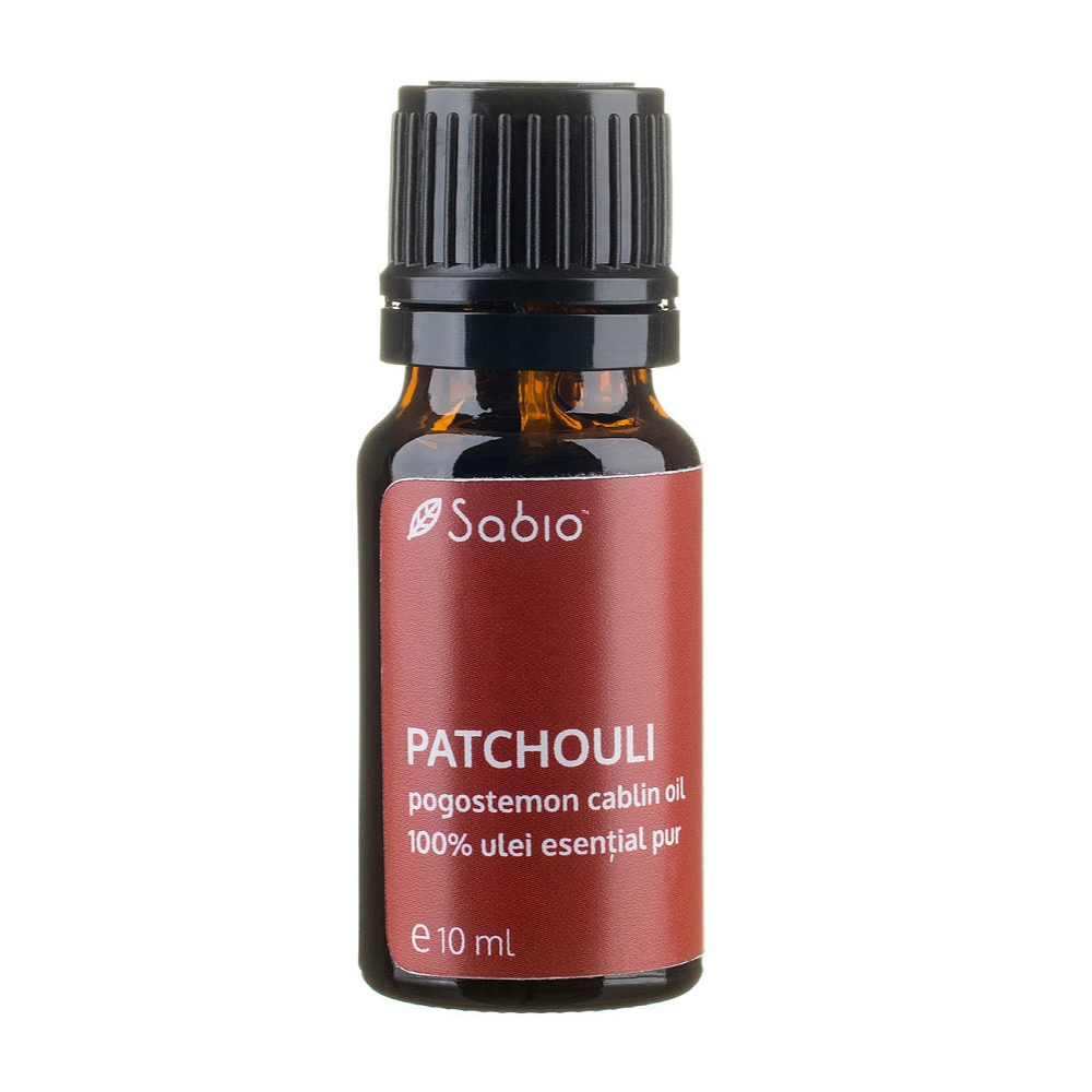 Ulei 100% pur esential Patchouli, 10 ml, Sabio