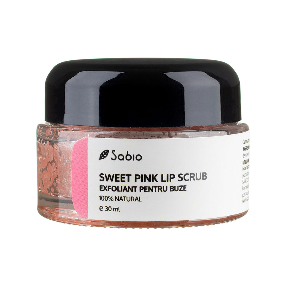 Exfoliant pentru buze Sweet-Pink, 30 ml, Sabio