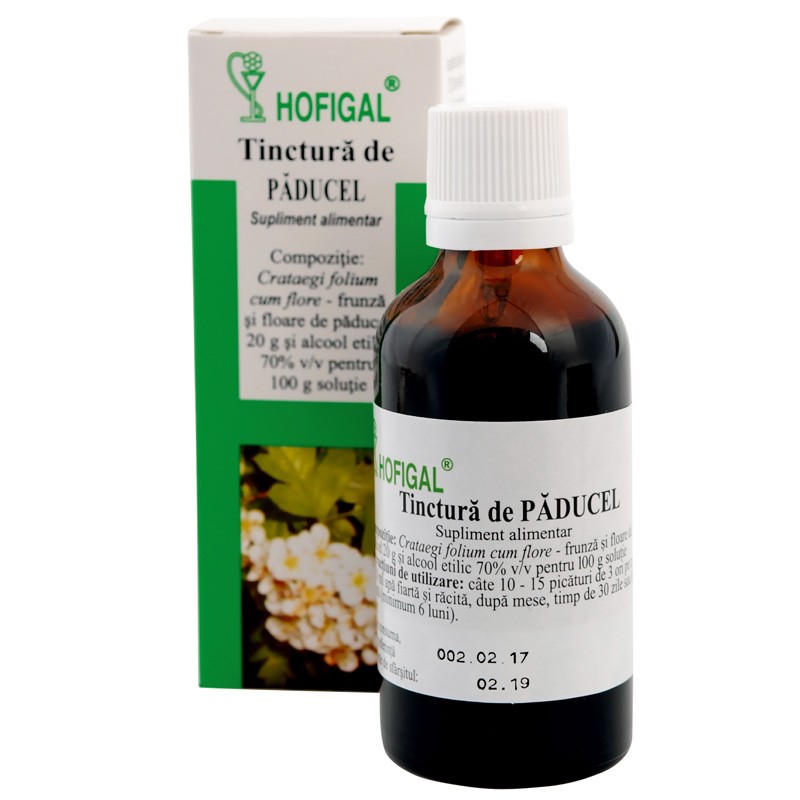 Tinctura de paducel, 50 ml, Hofigal