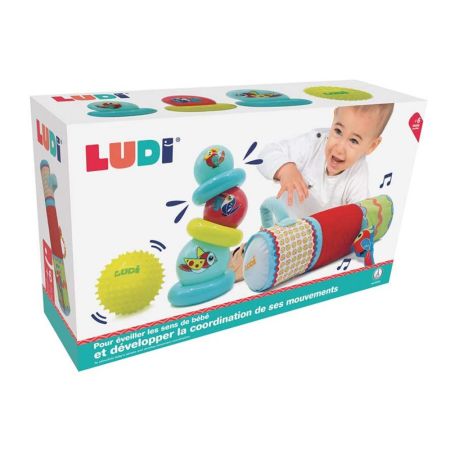 Set jucarii stimulare senzoriala, +6 luni, Ludi 485276