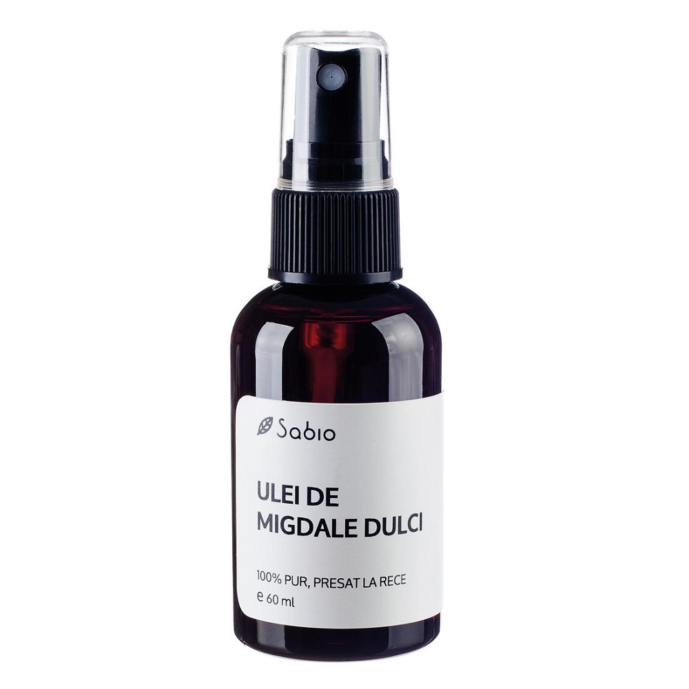 Ulei de migdale dulci, 60 ml, Sabio