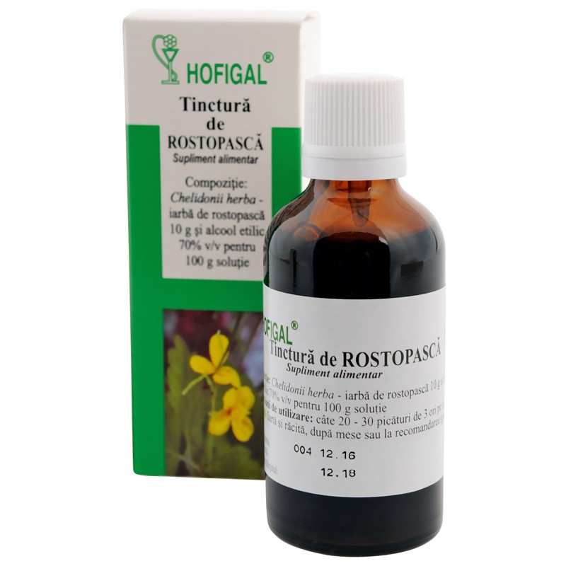 Tinctura de Rostopasca, 50 ml, Hofigal