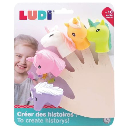 Set 5 marionete pentru deget Unicorn