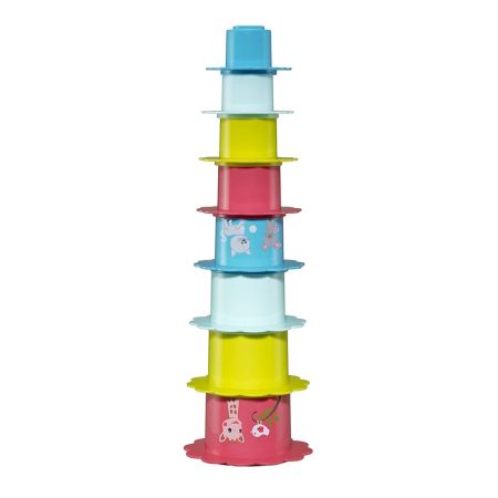 Joc constructii Piramida de flori Girafa Sophie, +6 luni, Vulli 485355