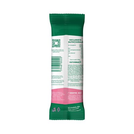 Mini rondele din orez cu glazura de capsune, 24 g, Sanovita 809726