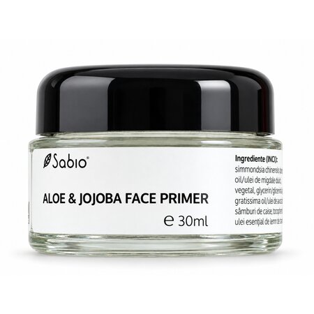 Baza de machiaj cu Aloe Vera si ulei de jojoba, 30 ml, Sabio