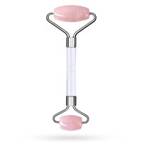 Rola pentru masaj facial din quartz Roz, Meloni