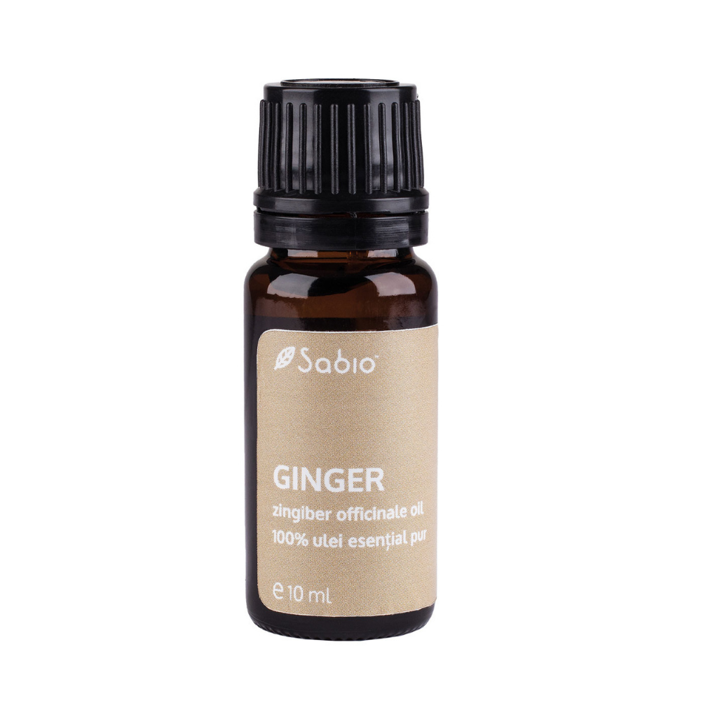 Ulei 100% pur esential Ginger, 10 ml, Sabio