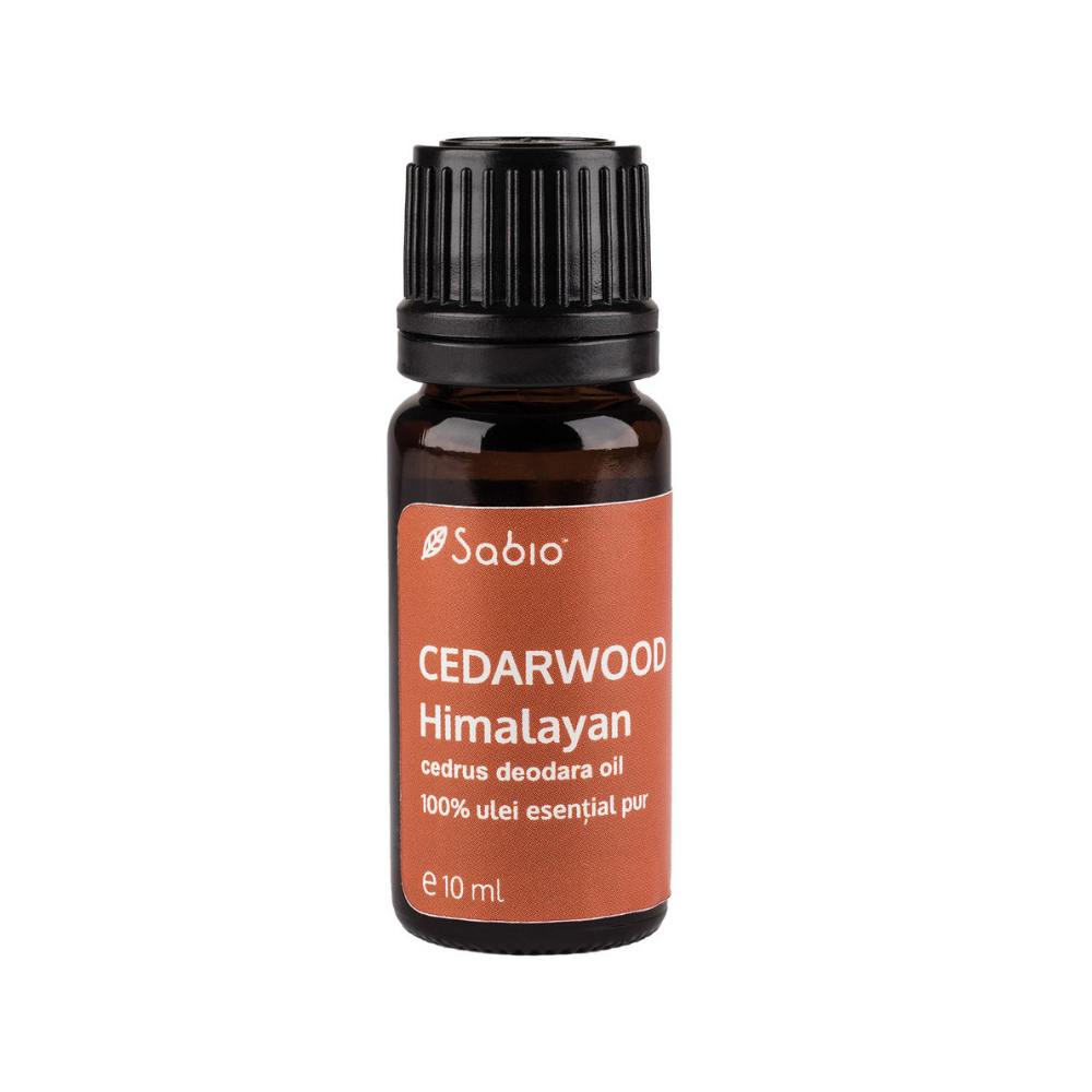 Ulei 100% pur esential CEDARWOOD Himalayan, 10 ml, Sabio