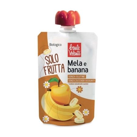 Piure bio de mere si banane fara gluten