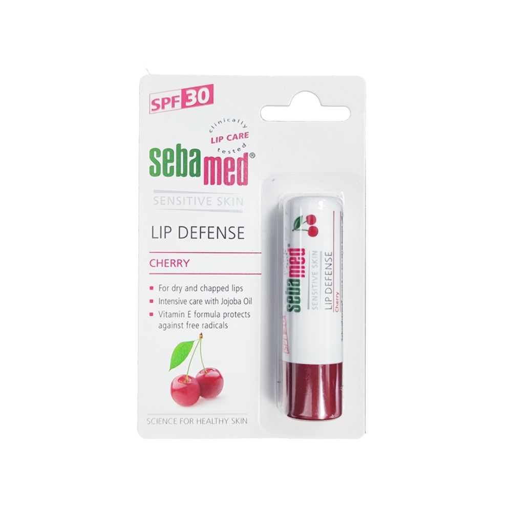 Balsam dermatologic pentru buze cu aroma de cirese, 4.8 g, Sebamed