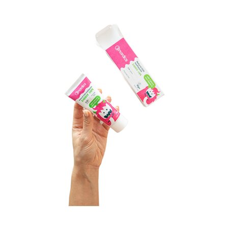 Pasta de dinti naturala pentru copii Bubble Gum, 50 ml, Nordics 819167