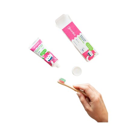Pasta de dinti naturala pentru copii Bubble Gum, 50 ml, Nordics 819172