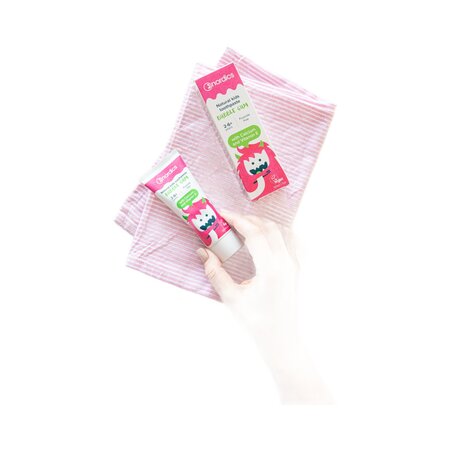 Pasta de dinti naturala pentru copii Bubble Gum, 50 ml, Nordics 819174