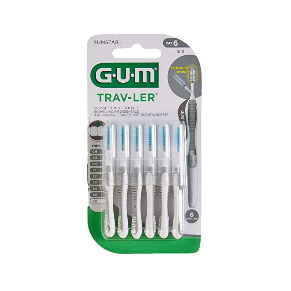 Perii interdentare 2.0mm Trav-ler 6 bucati, Sunstar Gum