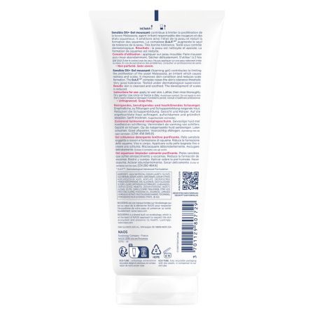 Gel spumant anti-roseata Sensibio DS+, 200 ml, Bioderma 775561