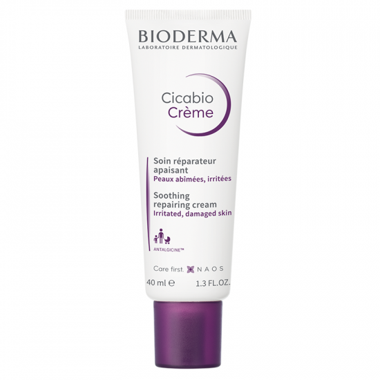 Crema hidratanta pentru iritatii si leziuni Cicabio, 40 ml, Bioderma