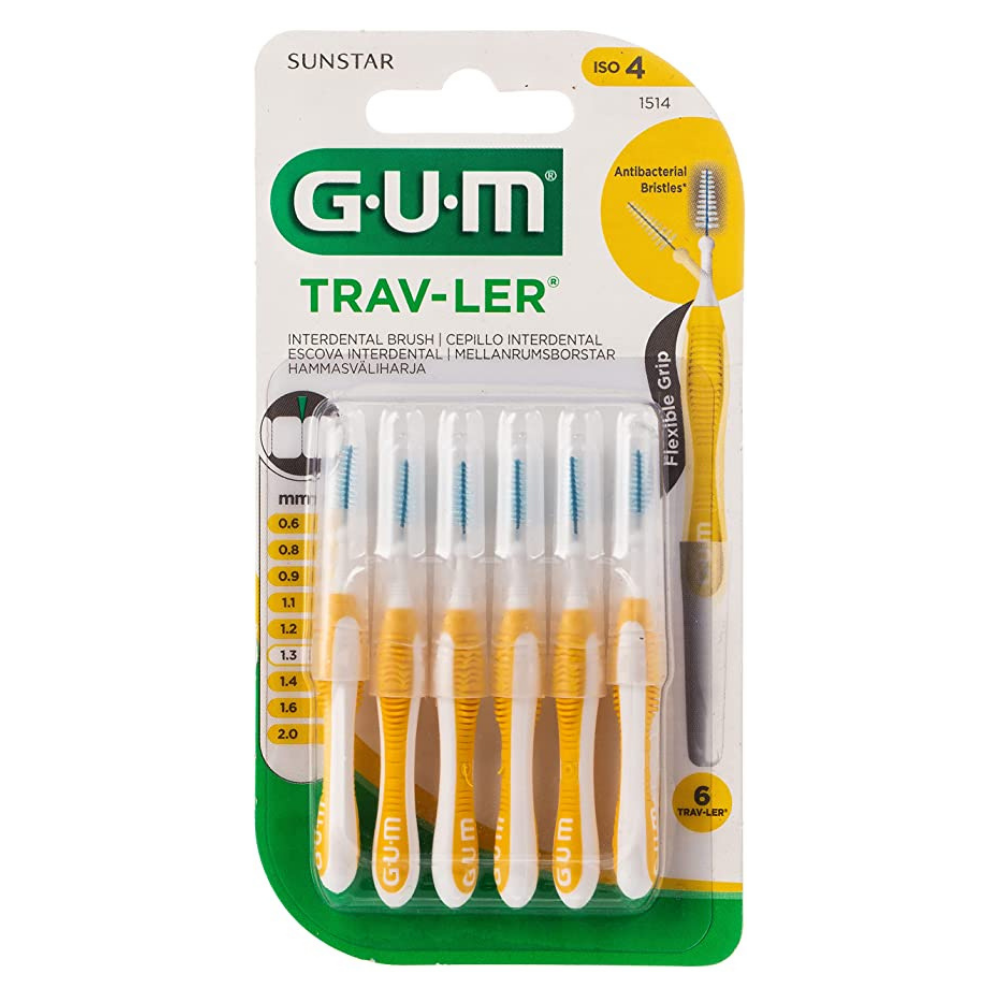 Perii interdentare 1.3mm Trav-ler 6 bucati, Sunstar Gum