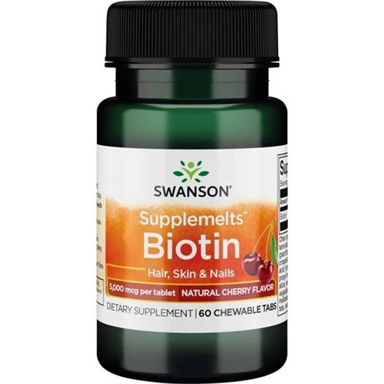 Biotina, 5000mg, 60 tablete, Swanson