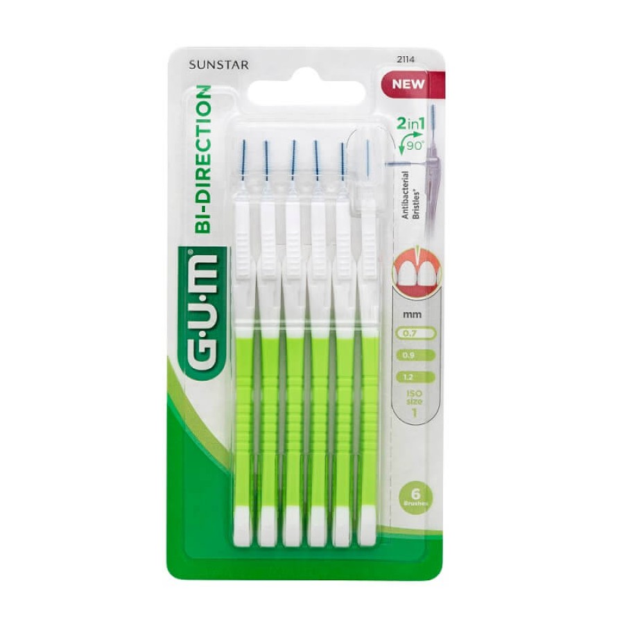 Periute interdentare 0.7mm Bi Direction sunstar gum