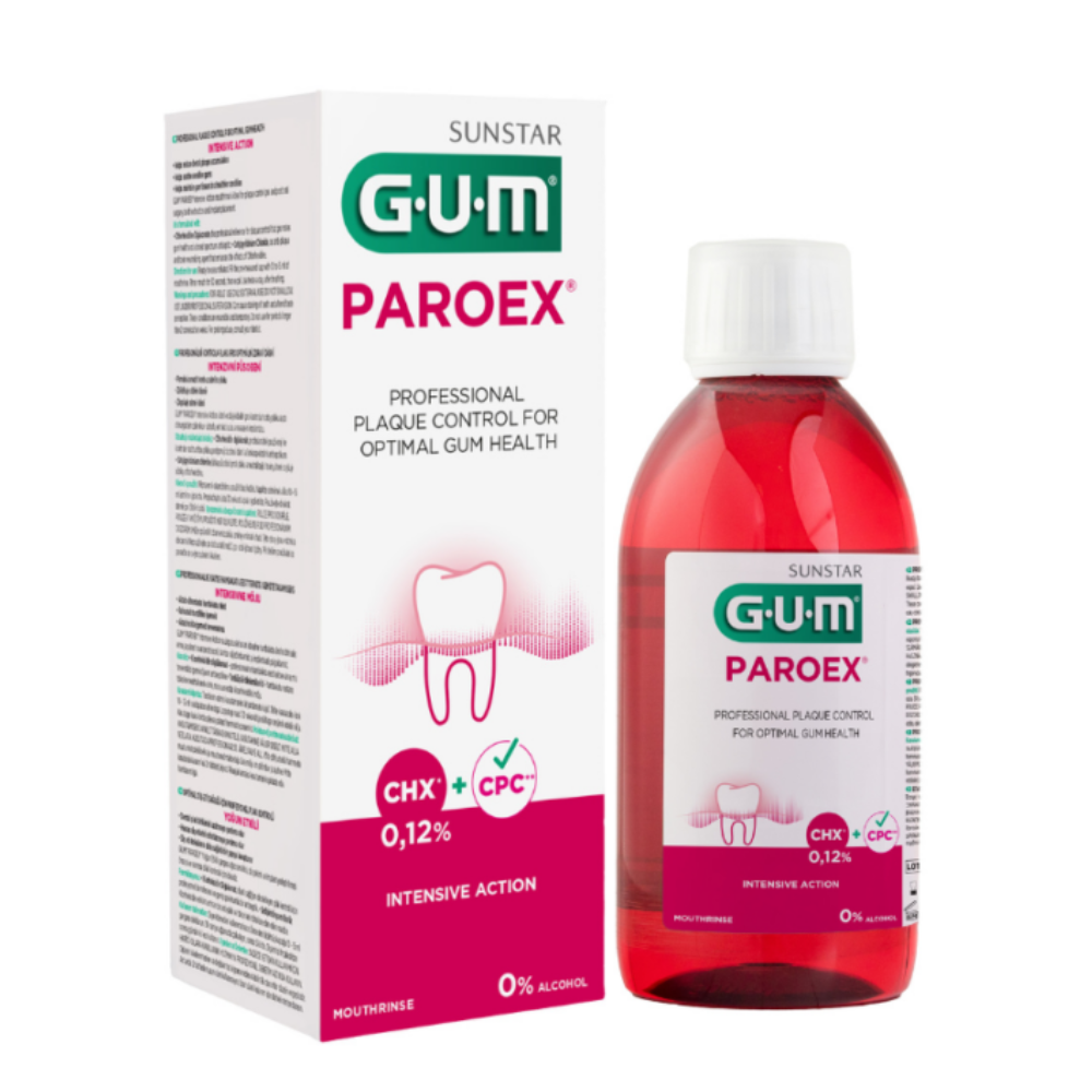 Apa de gura Paroex, 300 ml, Sunstar Gum